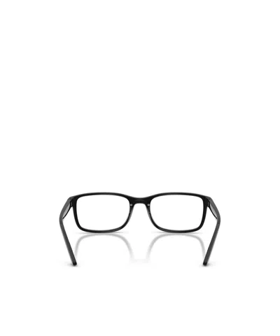 Prada Eyewear Rectangular Frame Glasses In Black