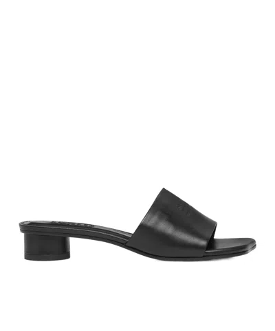 Mm6 Maison Margiela Mm6 By Maison Margiela Numeric Sandal With Engraved Logo Band In Black