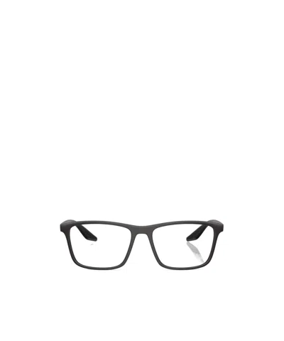 Prada Eyewear Rectangular Frame Glasses In Black
