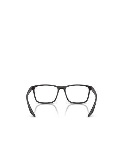 Prada Eyewear Rectangular Frame Glasses In Black