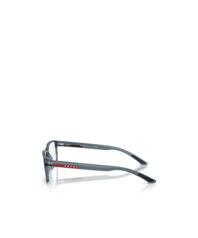 Prada Eyewear Rectangular Frame Glasses In Gray