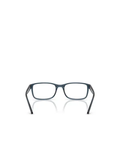 Prada Eyewear Rectangular Frame Glasses In Gray