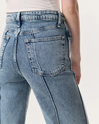 Rag & Bone Skylar High-rise Clementine Wide Leg Flare In Blue