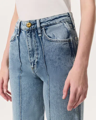 Rag & Bone Skylar High-rise Clementine Wide Leg Flare In Blue