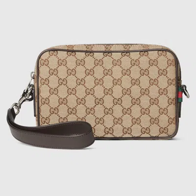 Gucci Gg Small Shoulder Strap Crossbody Bags Brown In Neutral