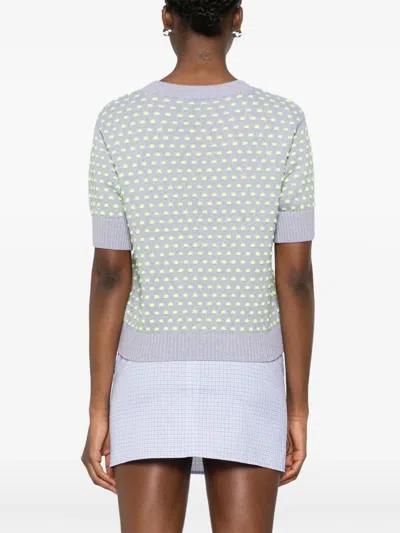 Essentiel Antwerp Hopes Jacquard Pullover Combo2 Nimbus Cloud In Grey