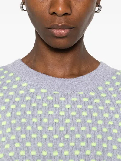 Essentiel Antwerp Hopes Jacquard Pullover Combo2 Nimbus Cloud In Grey
