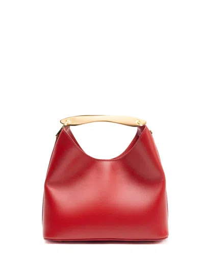 Elleme Small Boomerang Leather Red-pre Order Delivery In 2 Weeks In Brown
