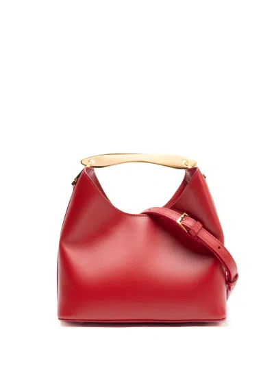 Elleme Small Boomerang Leather Red-pre Order Delivery In 2 Weeks In Brown