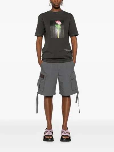 Carrer Printed T-shirt In Grey