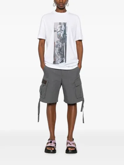 Carrer Ripstop Cargo Shorts In Grey