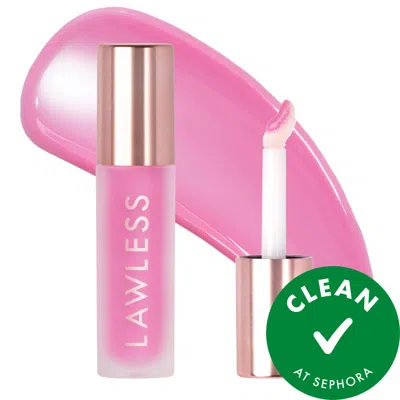 Lawless Forget The Filler Lip Plumper Line Smoothing Gloss Strawberry Popsicle .11 Oz./3.3 Ml. In Strawberry Popsicle