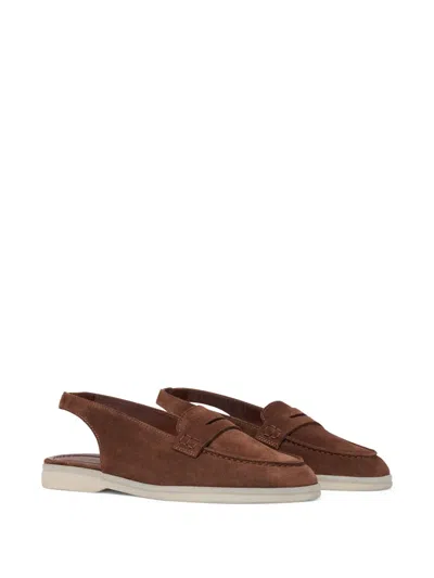 Scarosso Leila Loafers In Brown