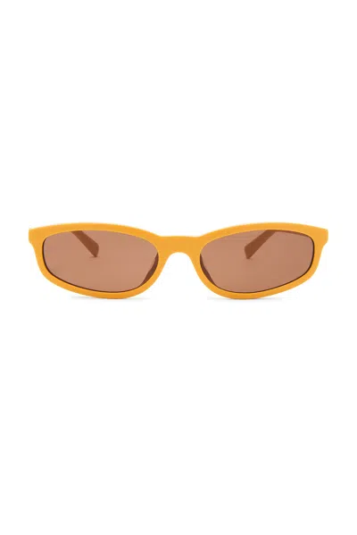 Miu Miu Oval Sunglasses In Soleil