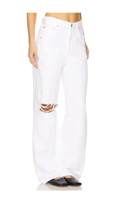 Citizen Of Humanity Ayla Baggy Jean In Zinc In White