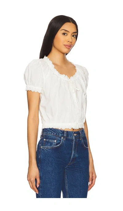 Tularosa Peyton Top In White