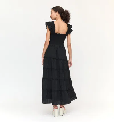 Hill House Home The Ellie Maxi Nap Dress In Black Lace
