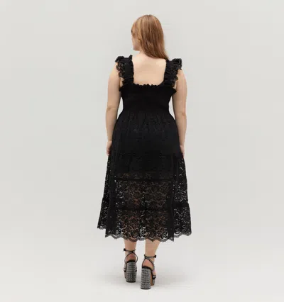 Hill House Home The Ellie Maxi Nap Dress In Black Lace