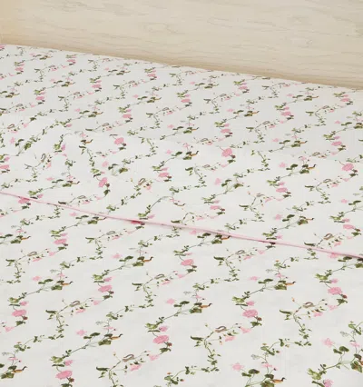 Hill House Home Top Sheet In Pink Pond Floral