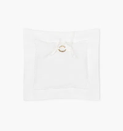 Hill House Home Ring Pillow In White