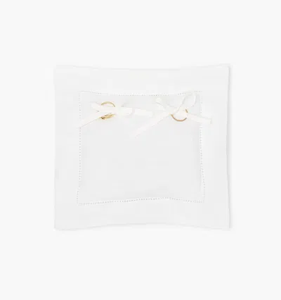 Hill House Home Ring Pillow In White