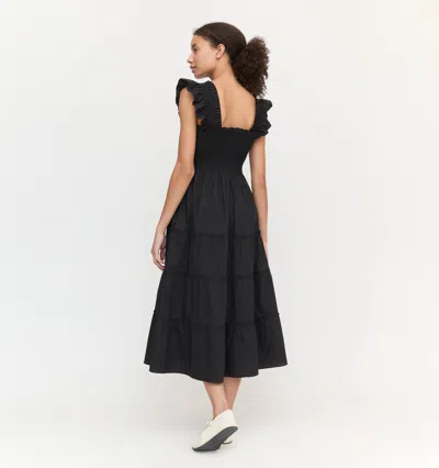 Hill House Home The Ellie Maxi Nap Dress In Black Lace