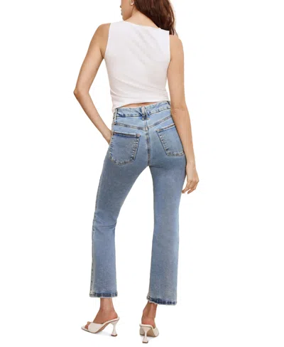 Good American Women's Good Legs Cropped Mini Boot Jeans In B670