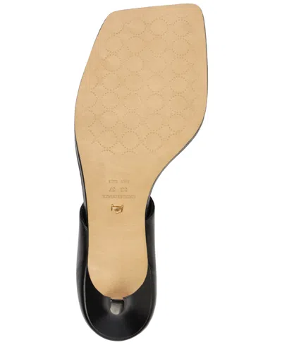 Arezzo Women's Gia Square Toe Dress Sandals In Black