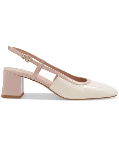 Bruno Magli Women's Tasa Slingback Pumps In Tan Patent