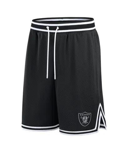 Fanatics Men's Black Las Vegas Raiders Elements Future Ground Shorts In Black