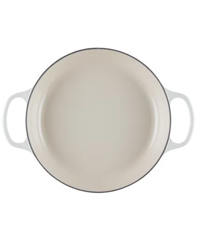 Le Creuset Enameled Cast Iron Signature Round 2.25-qt. Braiser With Glass Lid In White