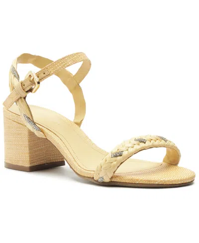 Arezzo Women's Mila Round Toe Dress Sandals In Natural