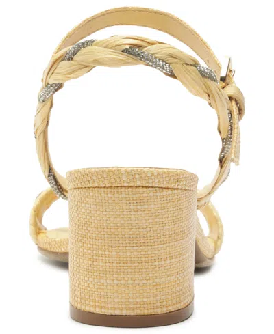 Arezzo Women's Mila Round Toe Dress Sandals In Natural