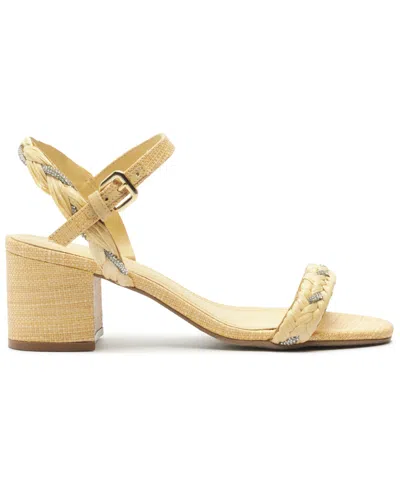 Arezzo Women's Mila Round Toe Dress Sandals In Natural