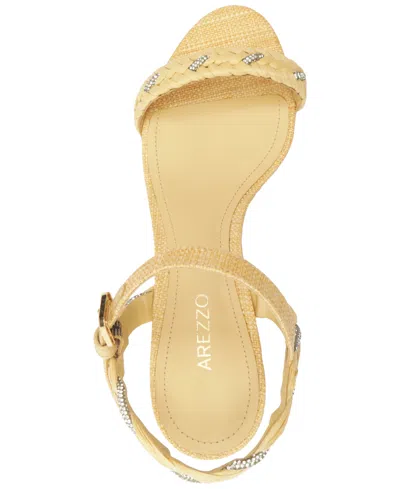 Arezzo Women's Mila Round Toe Dress Sandals In Natural