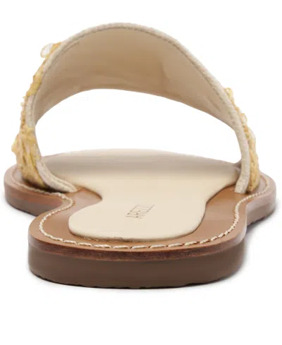 Arezzo Women's Dana Round Toe Flat Sandals In Panacota