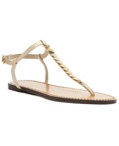 Arezzo Women's Bristol Round Toe Flat Sandals In Panacota