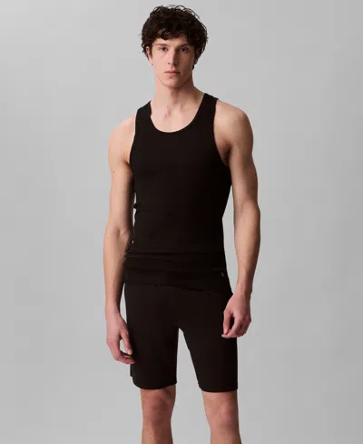Calvin Klein Cotton Classic Tank 3-pack In Black