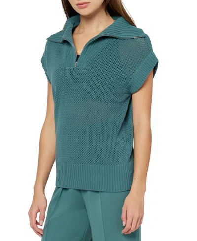 Three Dots Women's Kim Dolman-sleeve Sweater In Sea Pine