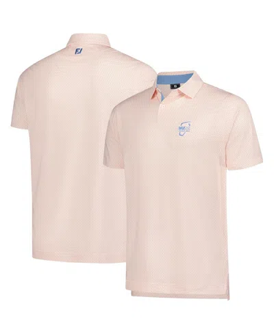 Footjoy Men's White 2025 Wm Phoenix Open Irongate Print Lisle Polo Shirt In White