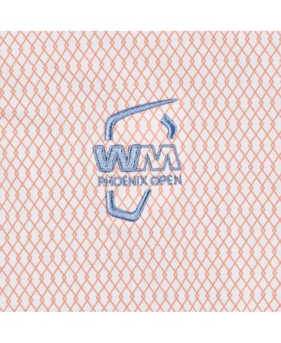 Footjoy Men's White 2025 Wm Phoenix Open Irongate Print Lisle Polo Shirt In White