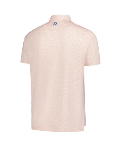 Footjoy Men's White 2025 Wm Phoenix Open Irongate Print Lisle Polo Shirt In White