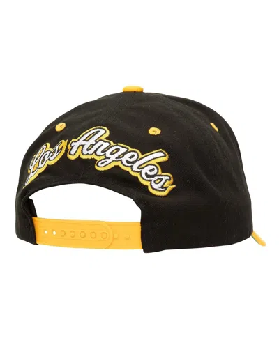 Mitchell & Ness Men's Black/gold Los Angeles Lakers Backside Script 2 ...
