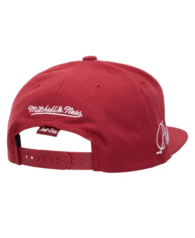 Mitchell & Ness Men's Maroon Philadelphia Phillies Just Don X Mlb Lux Script Snapback Hat In Maroon