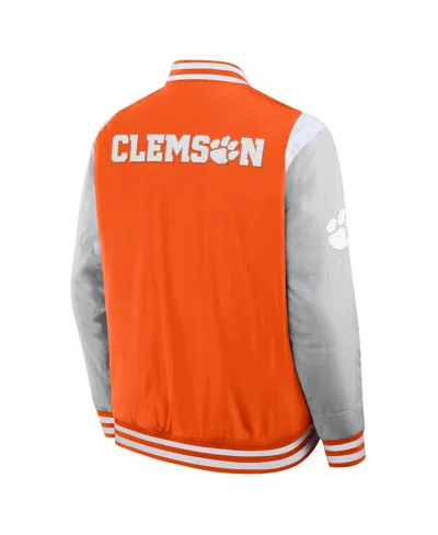 Fanatics Men's Orange Clemson Tigers Elementsâ Elite Full-snap Jacket In Orange