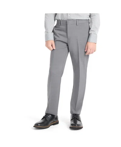 Kenneth Cole Reaction Big Boys Slim Fit 2 Piece Stretch Suit In Gray