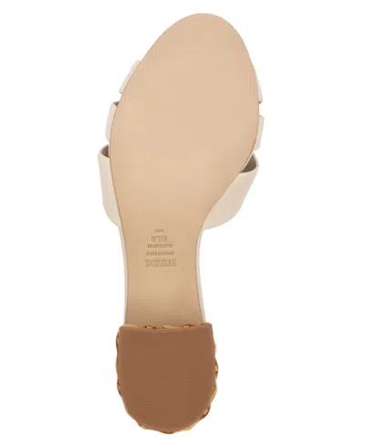 Schutz Keefa Straw Mule Heel In Beige, Women's At Urban Outfitters In Metallic