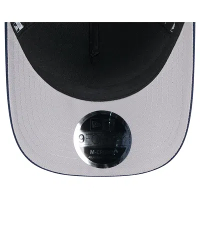 New Era Men's Black/navy Tennessee Titans 2025 Nfl Draft A-frame 9fifty Snapback Hat In Black,navy