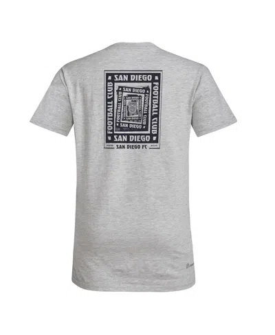 Adidas Originals Big Boys And Girls Gray San Diego Fc Local Wrap T-shirt In Gray