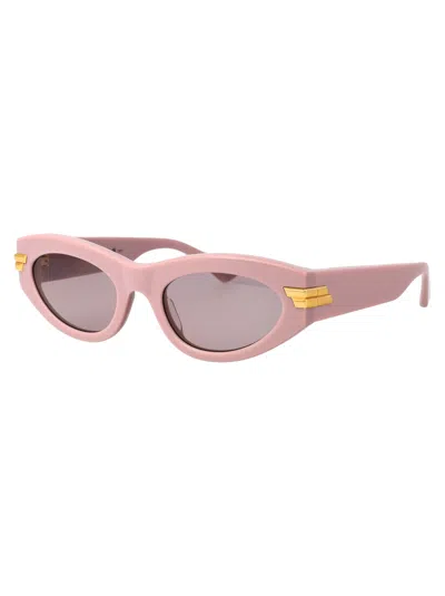 Bottega Veneta Bv1189s Sunglasses In 006 Pink Pink Violet
